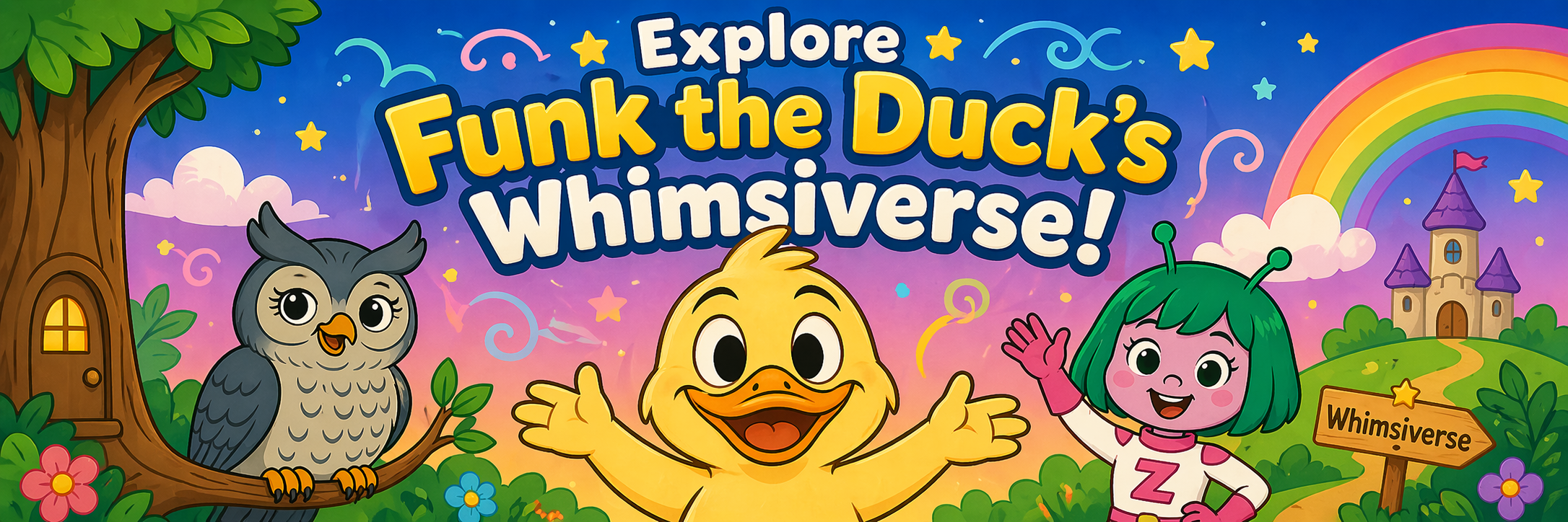 Explore Funk the Duck's Whimsiverse
